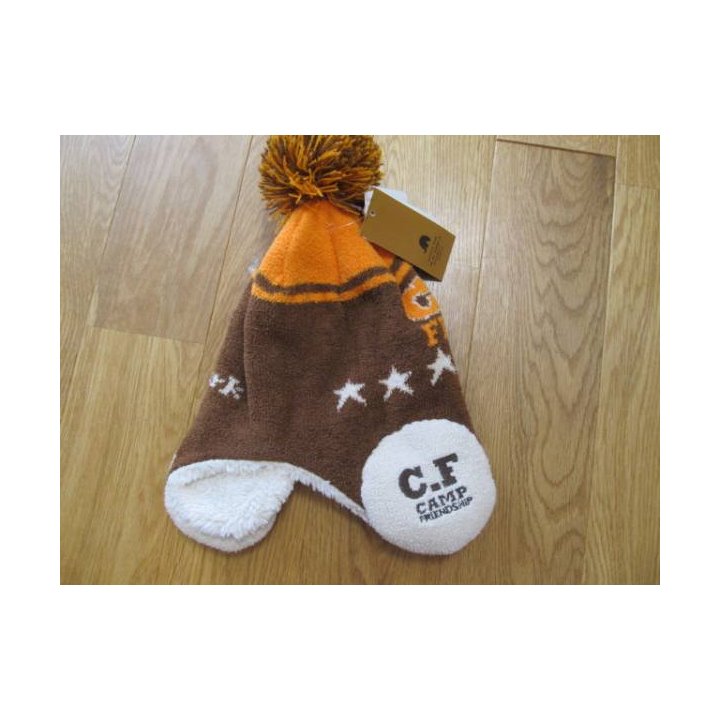 新品★ボンボン ニット帽 帽子 48-50 ㎝拍卖