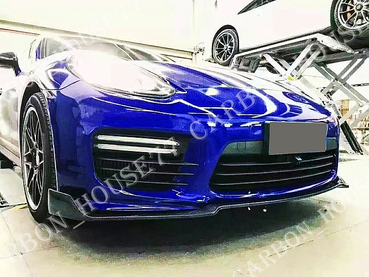 ★PORSCHE パナメーラ 970 カーボン フロント リップ スポイラー 2014-2016☆拍卖
