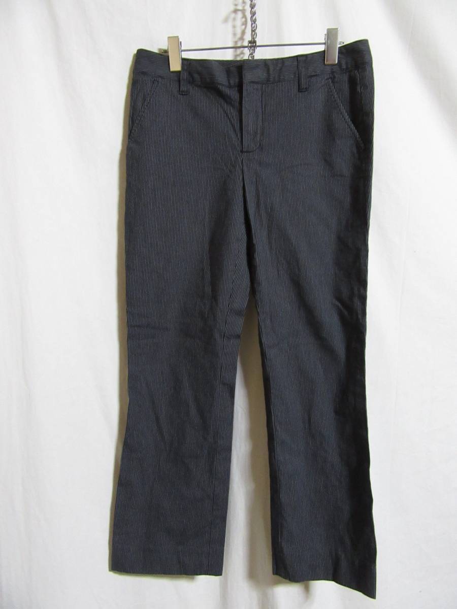 ☆☆送料無料☆☆MARC BY MARC JACOBS☆ピンストライプ☆ストレッチパンツ☆スラックス☆4☆A8☆拍卖