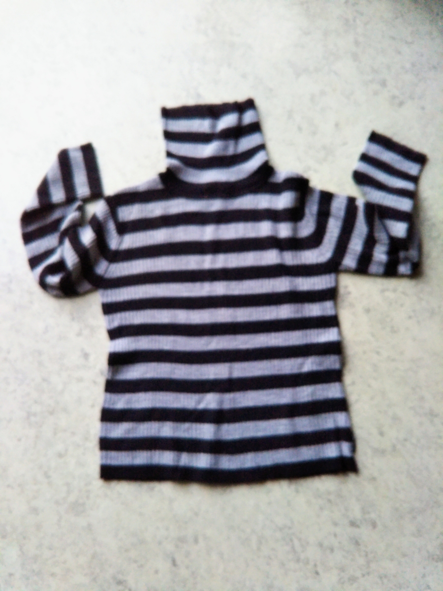 コムサ★可愛いお洒落 ボーダーニット★激安★お買得★拍卖