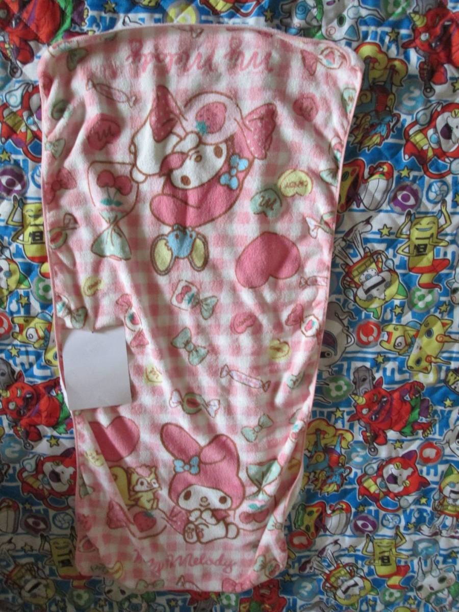 〇新品♪マイメロマイクロファイバー素材バスタオル小判50×100cmピンク〇拍卖