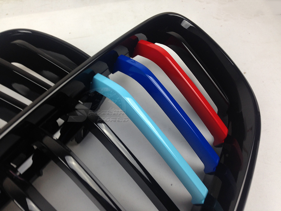 純正交換用 左右セット 取付簡単 在庫有 BMW F22/F23 F87 フロントグリル 光沢黒+Mの3色カラー 2014-2020拍卖