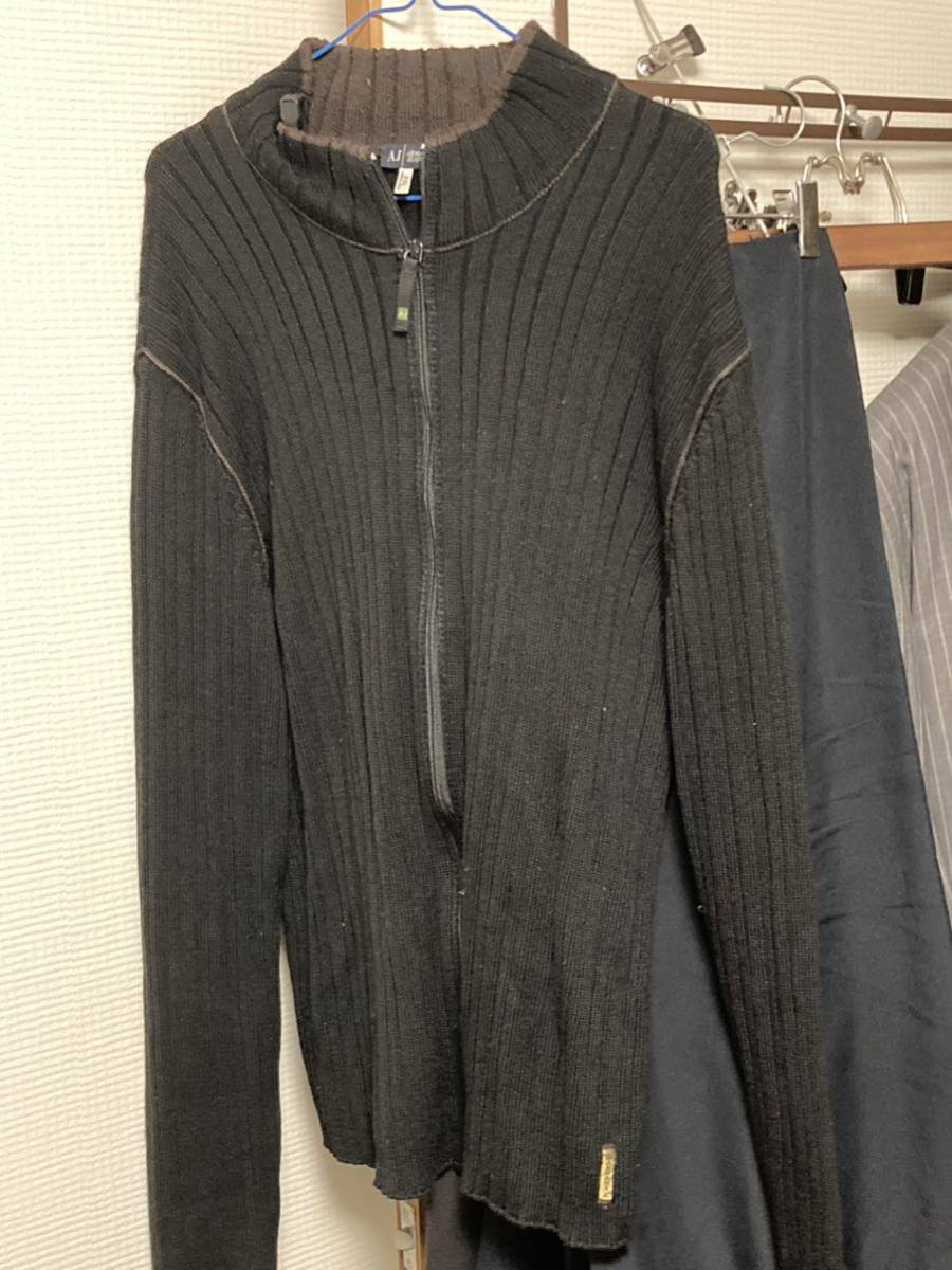 アルマーニ 3XL セーター ジップアップ拍卖