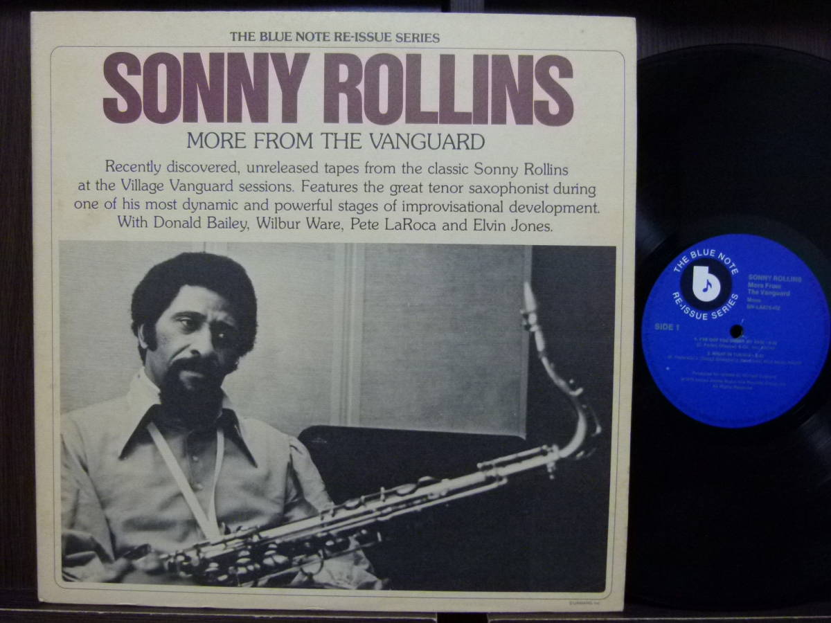 ■激レア■美盤オリジナル■SONNY ROLLINS■MORE FROM THE VANGUARD■拍卖