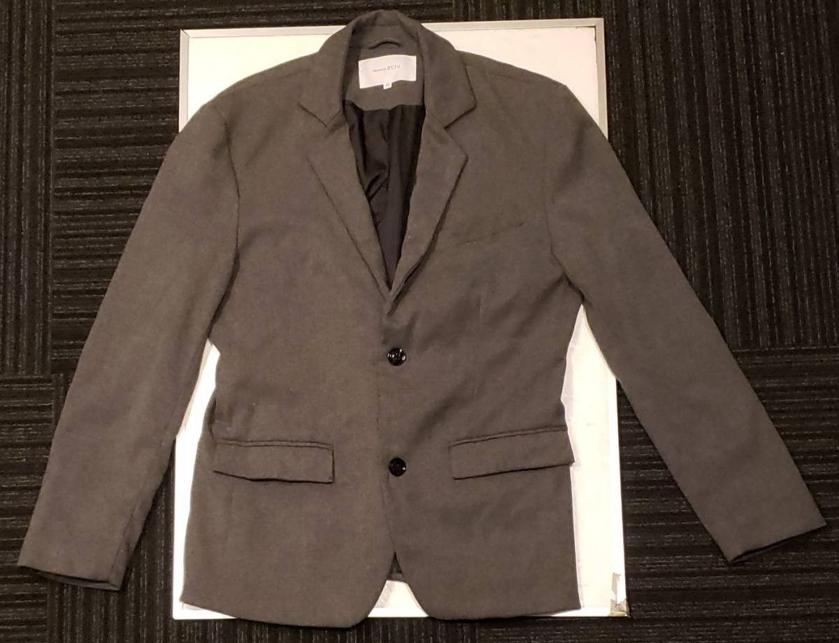 アバハウス ABAHOUSE ecru グレー 2b テーラード ジャケット拍卖