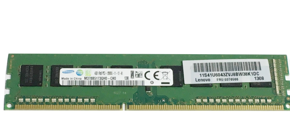 【中古パーツ】PC3 本体用 DDR3 メモリ SAMAUNG 4GB 1R*8 PC3-12800U-11-12-A1 4GBx1枚 計4GB ■M(101)拍卖