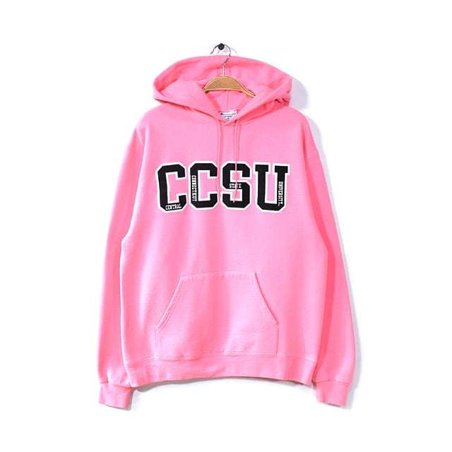 【送料無料】 チャンピオン CCSU スウェットパーカ ピンク ワッペン トレーナー メンズM カレッジ Champion 古着 @CG0295拍卖