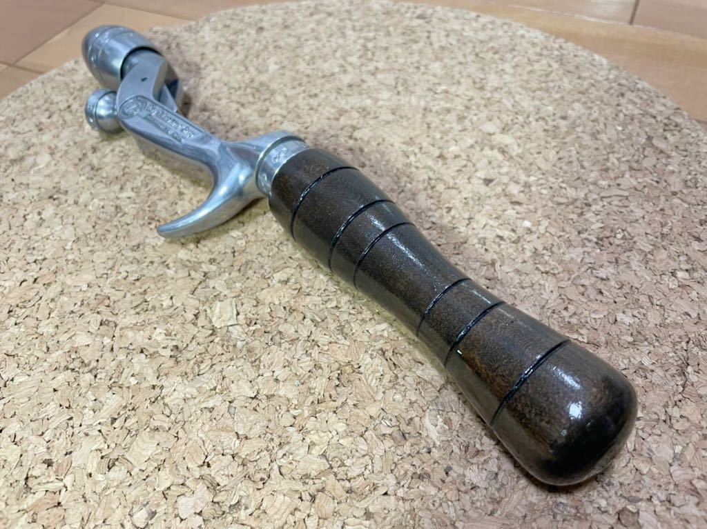 ★即決A!稀少 FROG フロッグ Toy-MachineGrip トイマシーン グリップ 美品! チーク ウッド 瓢箪型 フィッシュマーク★拍卖