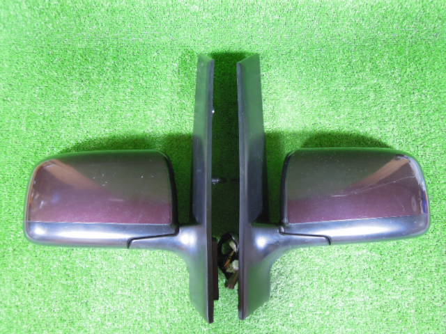 日産 セレナ CNC25 ドアミラー 左右 セット 中古 カラー:L42 ディープカシス 7ピン 電動格納 ヒーター リペア前提で A0801拍卖