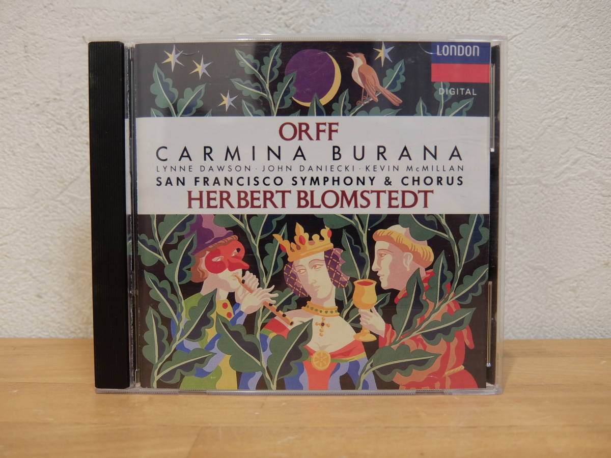 CD カール・オルフ カルミナ・ブラーナ ブロムシュテット指揮 米盤 中古拍卖