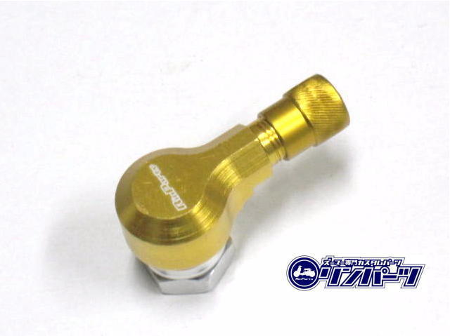 ☆送料込み☆ アルミ 90°エアーバルブ ゴールド ネコポス発送 1個入り 品番:1110394 拍卖