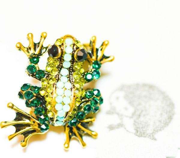 ラペルピン かえる カエル 蛙 バッジ 動物 水族館 ブローチ スーツ アクセサリー拍卖