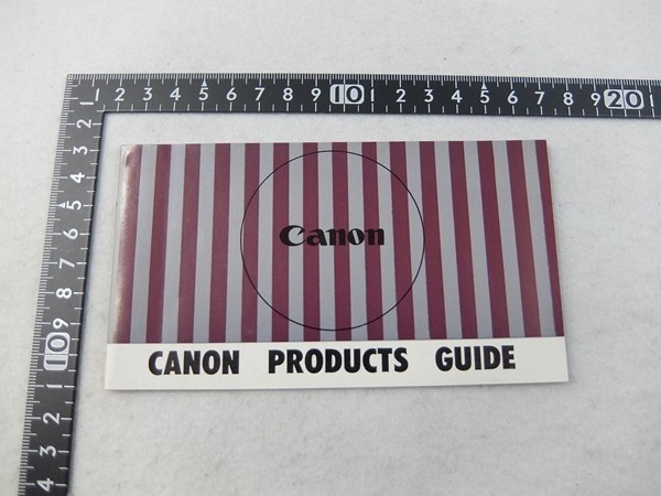 EA29/Canon キャノン Product Guide 製品ガイド拍卖