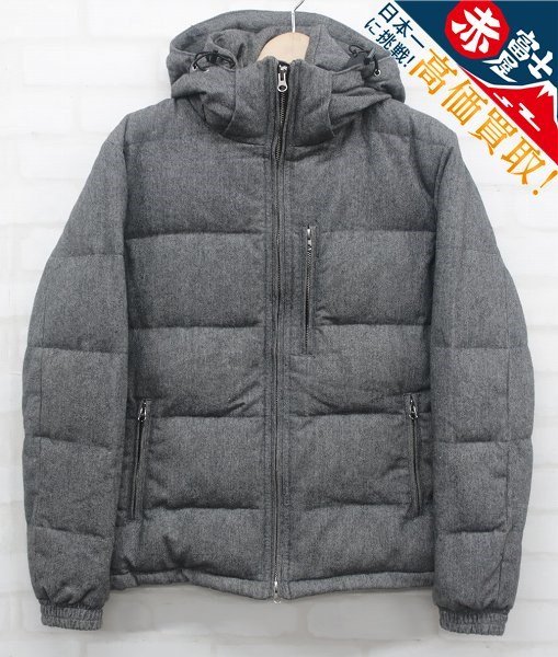 3J1263/FREAK'S STORE ヘリンボーンフーデッドダウンジャケット フリークスストア拍卖