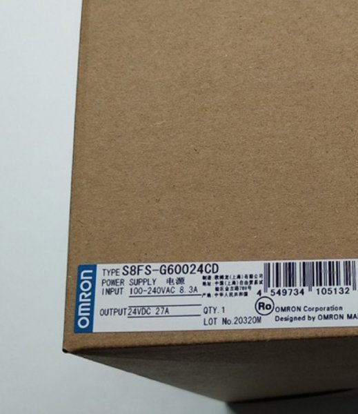 新品 OMRON/オムロン S8FS-G60024CD 24VDC 27A スイッチ電源拍卖