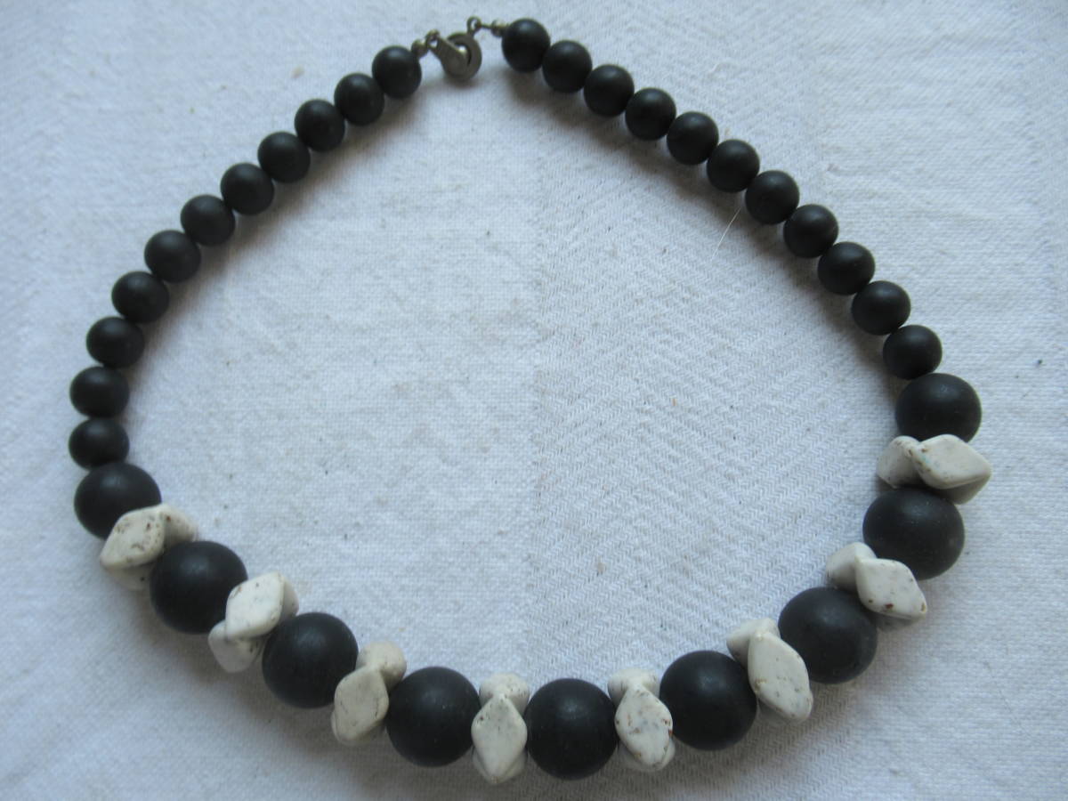 ネックレス 40cm 白黒拍卖