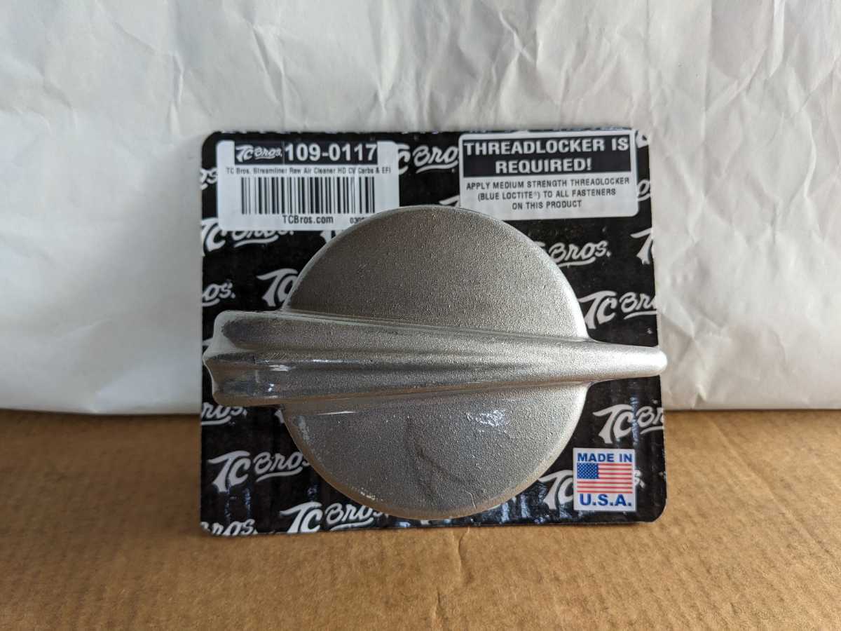 TC Bros社製 95-01 ハーレー エボ&スポーツスター用 CVキャブ EFI用 エアクリーナー ストリームライナー 109-0117拍卖