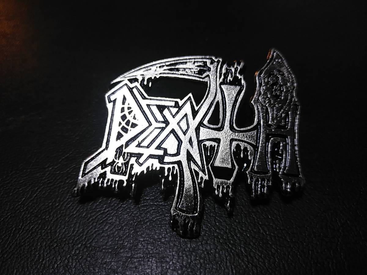 DEATH メタルピンバッジ デス / slayer possessed kreator sodom destruction venom celtic frost拍卖