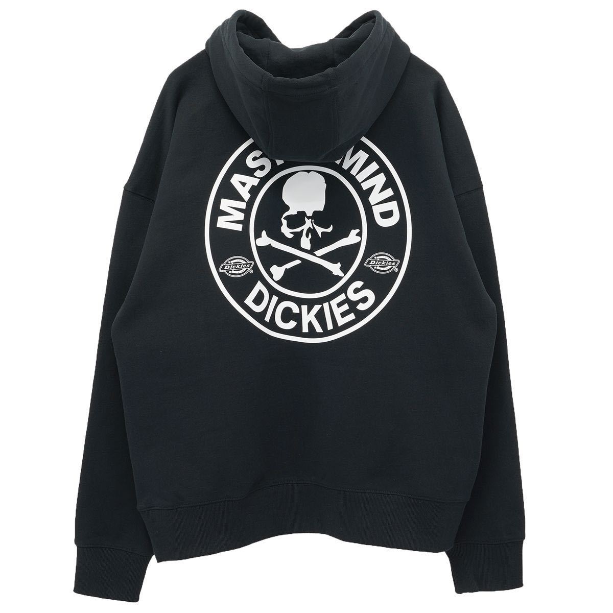 mastermind japan × Dickies HOODIEマスターマインドジャパン×ディッキーズ コラボ フーディ M マスターマインドパーカーBLACK x WHITE拍卖