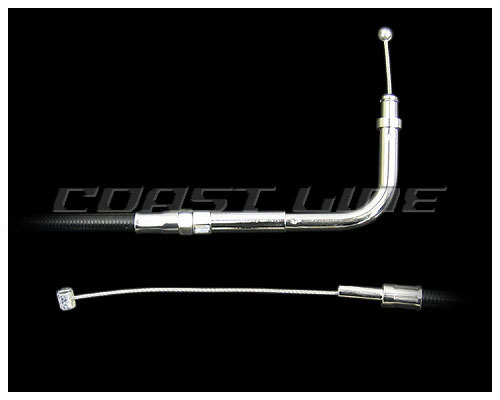 N000686 29in スロットルケーブル 90° ブラック 96y- BT・XL用拍卖