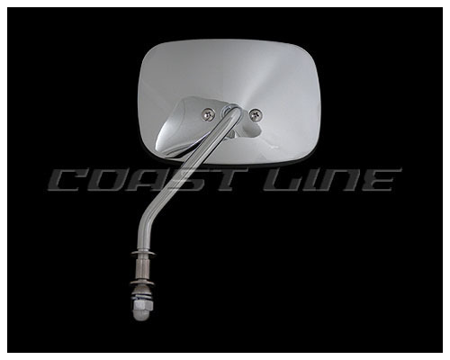 N003388 OEMステムタイプスクエアミラー クローム 左拍卖