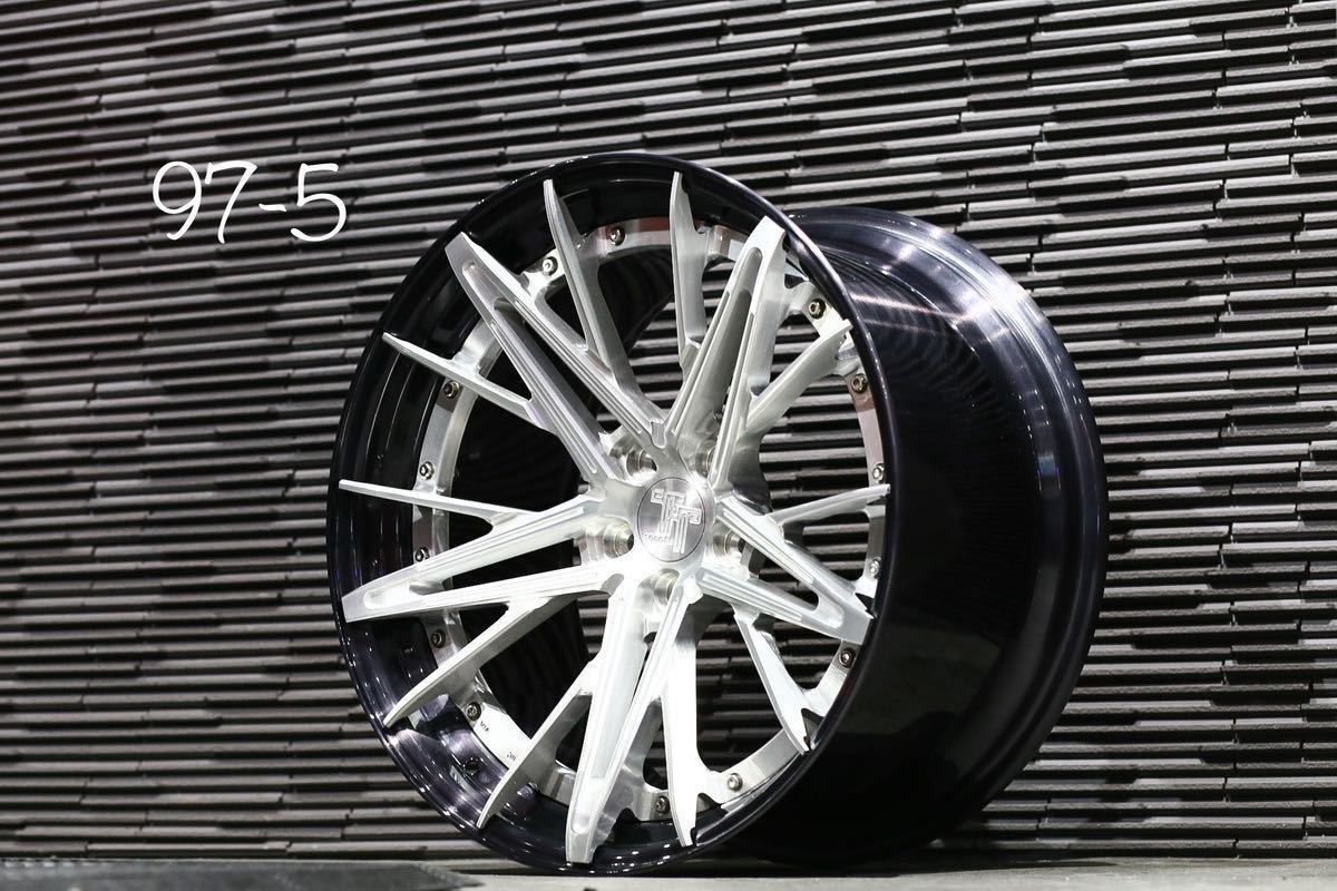 19インチ 4本セット 97-5 T&T forged 鍛造 色・PCD・オフセットなど自由にカスタム オーダー ホイール 15~26インチ選択可 多数の車種対応拍卖
