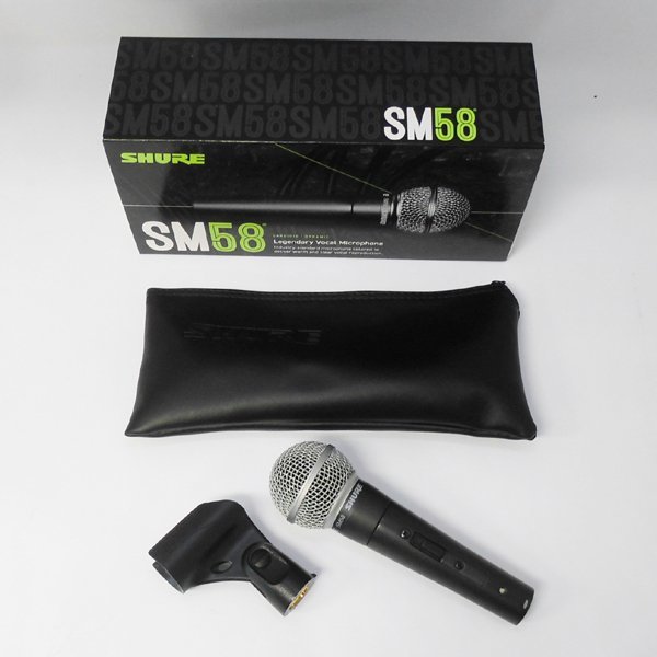 ☆ 即決 SHURE ボーカルマイクロホン スイッチ付 SM58拍卖