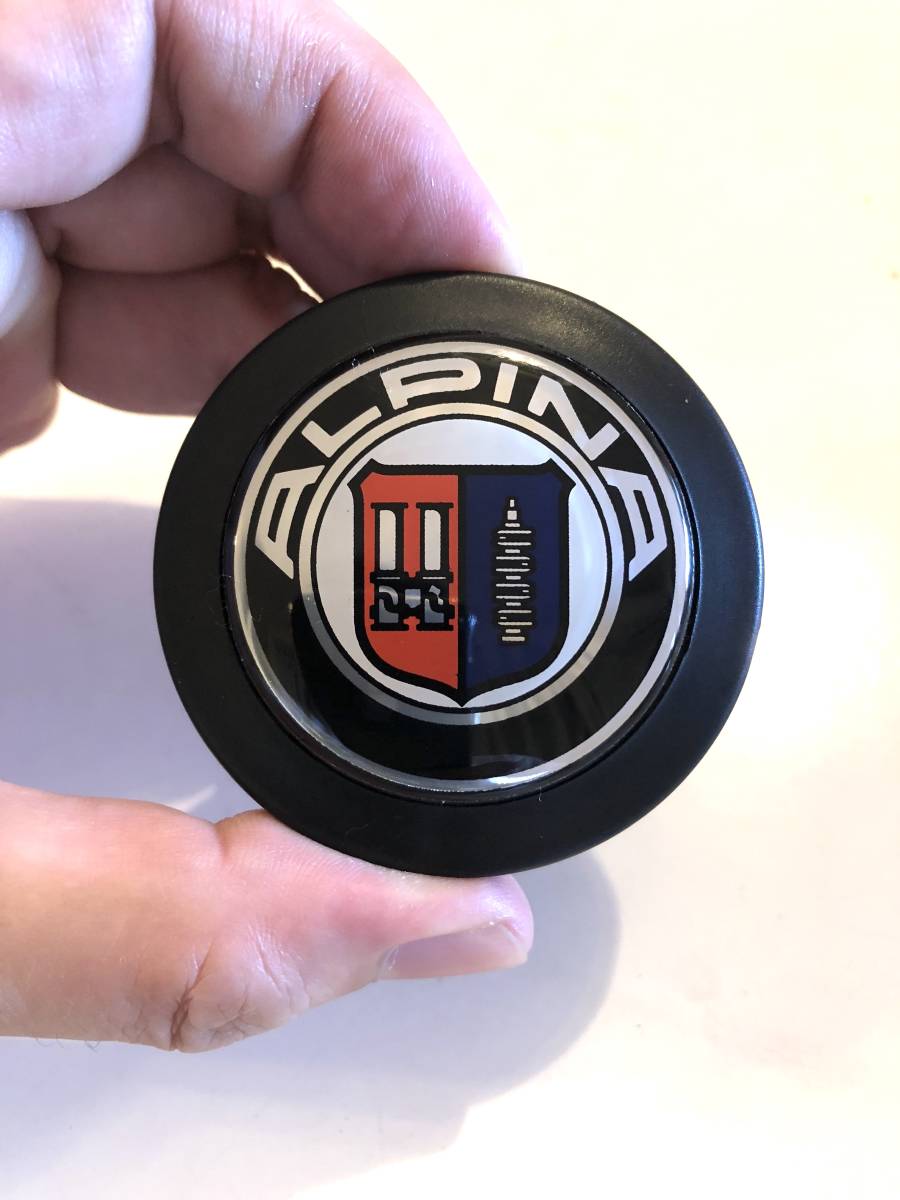 希少品 BMW ALPINA アルピナ 社外ホーンボタン MOMO OMP スパルコ ナルディ等 ステアリング対応 ヨーロッパ直輸入品 B3 B6 biturbo nardi拍卖