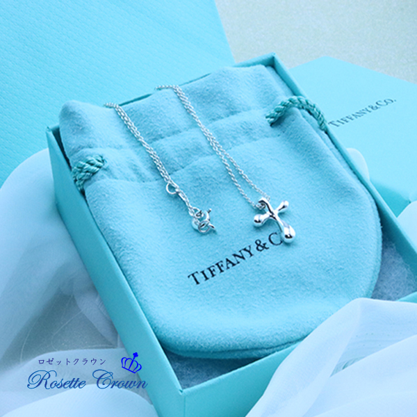 ◆新品◆値下げ交渉 は 質問で◆未使用◆ティファニー◆クロスネックレス◆拍卖