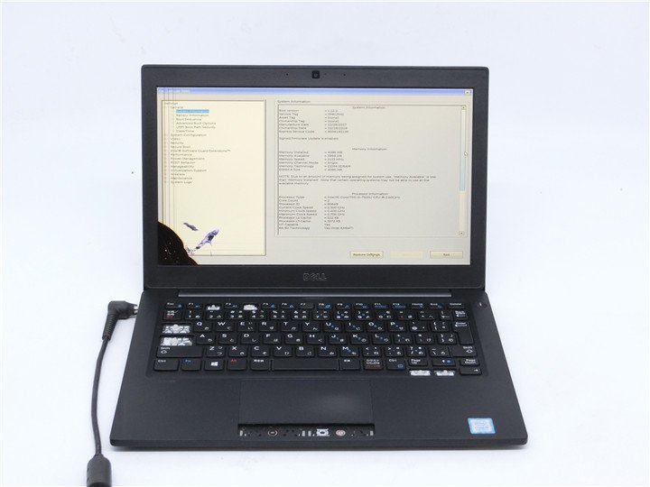 中古 DELL 7280 COREi5 7300UGHZ  4GB 13型 ノートパソコン BIOSまで表示 液晶割れ 詳細不明  ジャンク扱い  拍卖