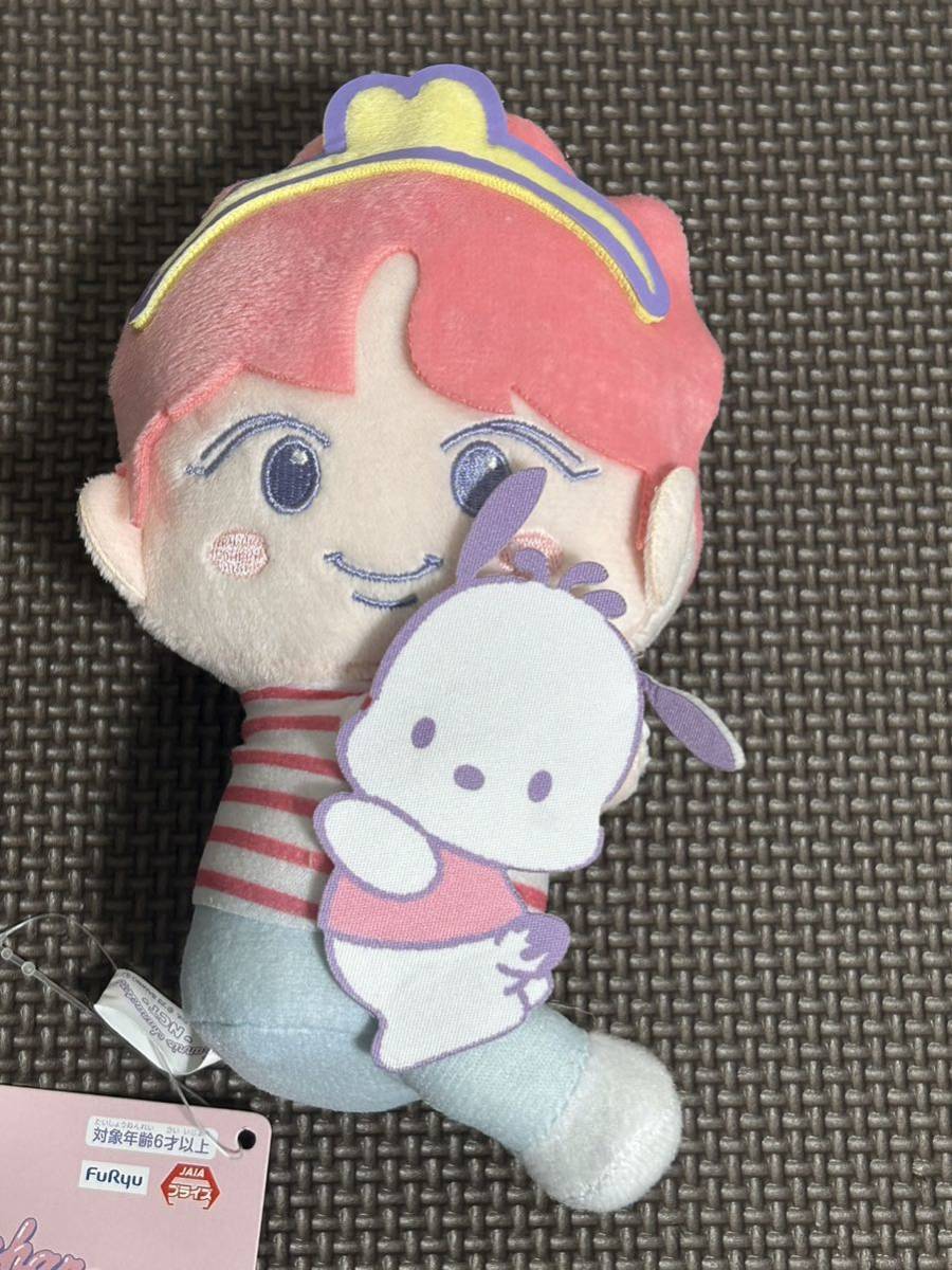 数量2 新品・タグ付き【ジョンウ/ポチャッコ】単品 NCT×サンリオキャラクターズ 手つなぎぬいぐるみ② SANRIO CHARACTERS定形外300円拍卖