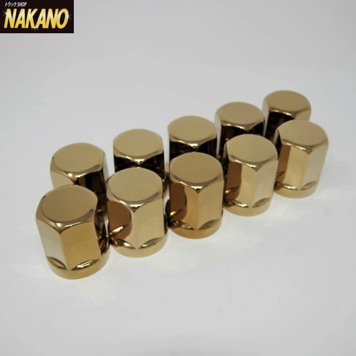 トラック用 ナットカバー ゴールド 10ヶ入 33mm/高さ60mm(ST-347GO)ナットキャップ 拍卖