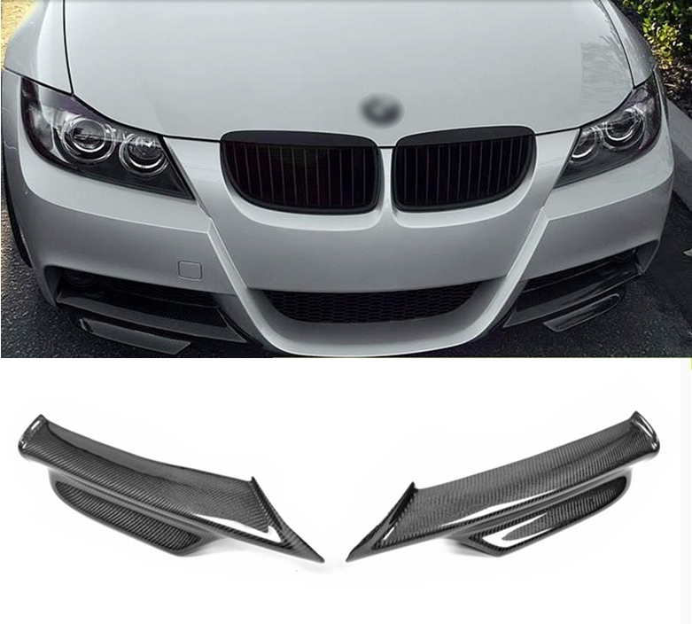 BMW E90 E91 Mスポーツ 前期 フロント バンパー スポイラー スプリッター カーボン拍卖