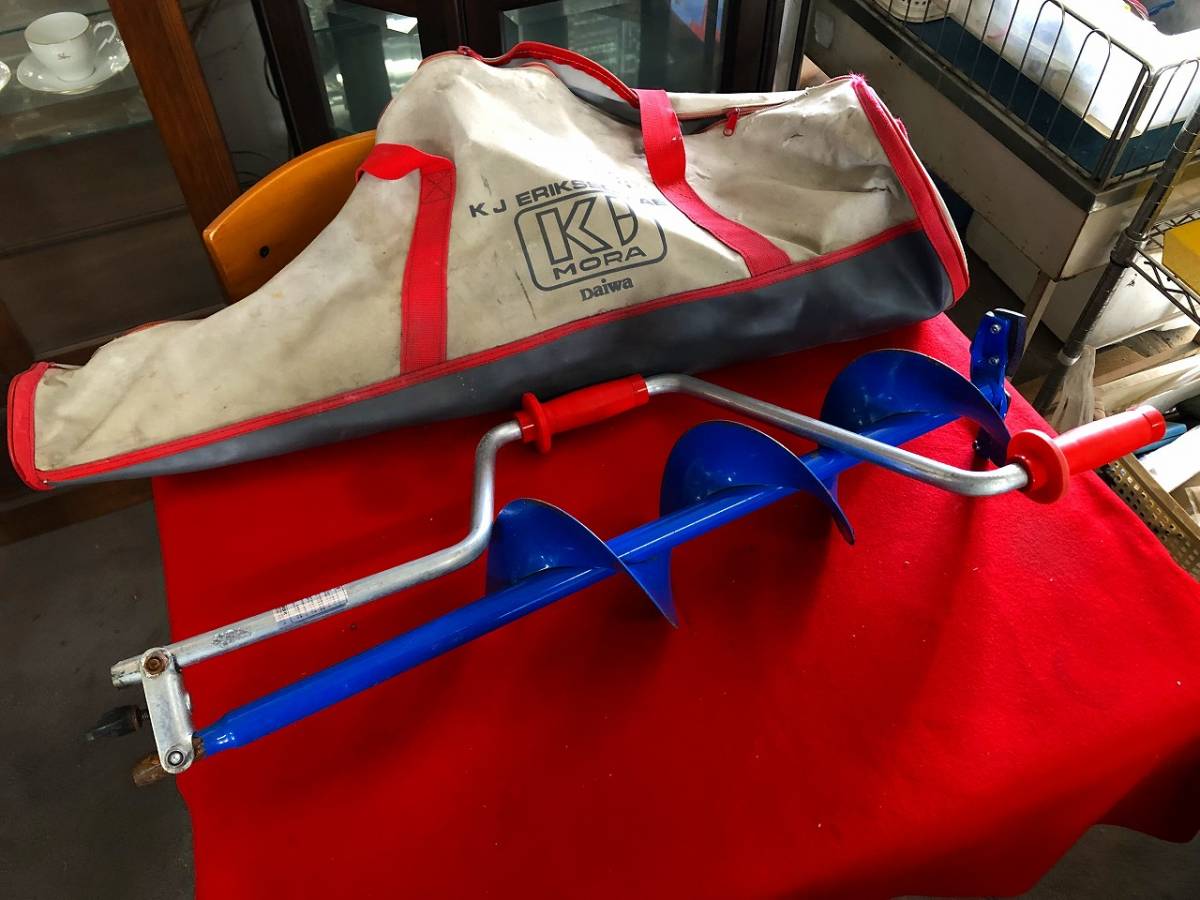 DAIWA ダイワ アイスドリル KJ ERIKSSON AB MORA わかさぎ 氷穴あけ ケース付拍卖