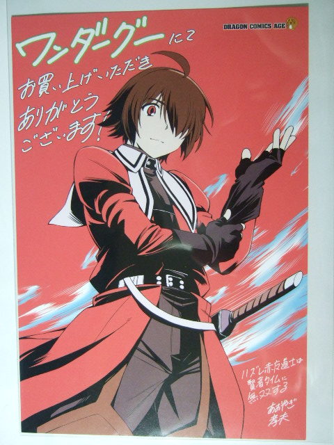 ワンダーグー 限定 ハズレ赤魔道士は賢者タイムに無双する 4巻 ポストカード 特典 WonderGOO 230210 イラストカード イラストペーパー拍卖