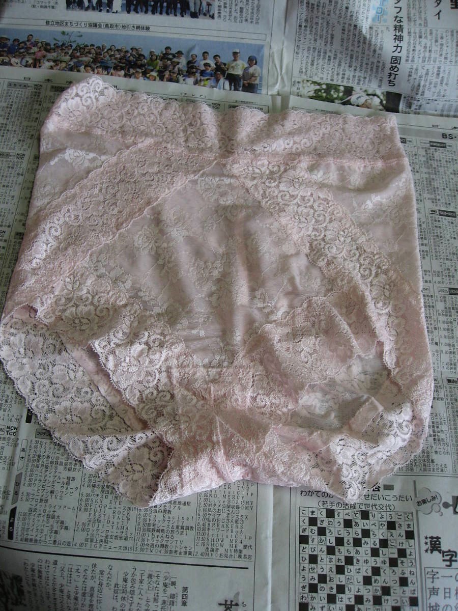 の保管。新品。。4Lピンクレースパンティーなかなかないサイズ。拍卖