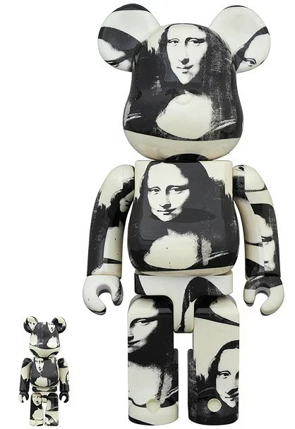 MEDICOM TOY BE@RBRICK LEONARD DE VINCI Mona Lisa 100% & 400% ベアブリック レオナルドダヴィンチ モナリザ拍卖