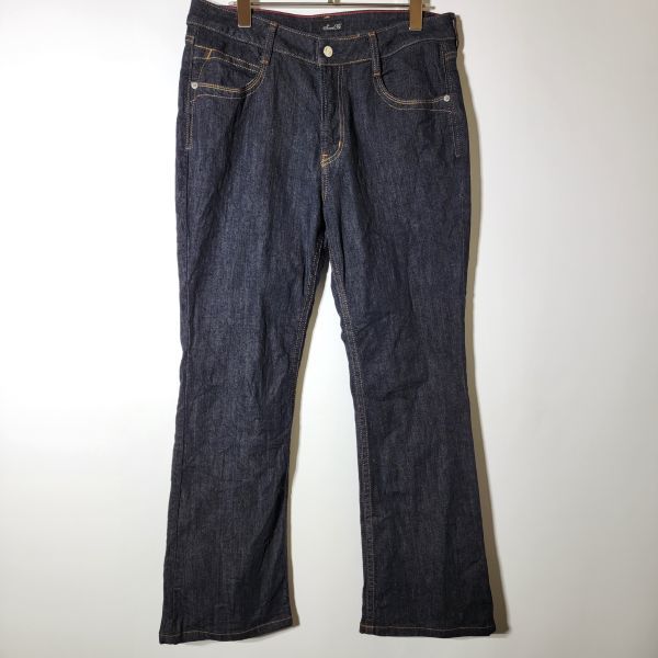 Sweet Fit デニム ジーンズ パンツ ロング丈 ストレッチ ウエスト76 インディゴ ブルー レディース拍卖