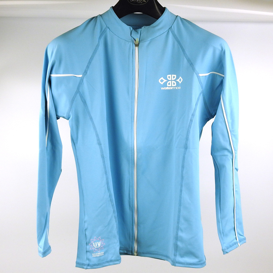 在庫処分特価 watermove フルジップジャンパー 長袖 ライトブルー Lサイズ WFG7145拍卖