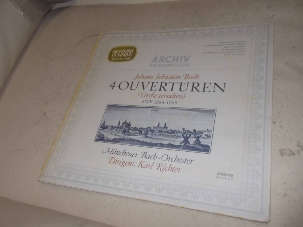 ドイツ・プレス!リヒター指揮【バッハ管弦楽組曲集】拍卖