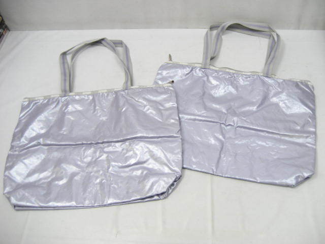 2点セット LeSportsac レスポートサック トートバッグ 特大 大きめ ヒヤシンスシマー 紫 パープル拍卖