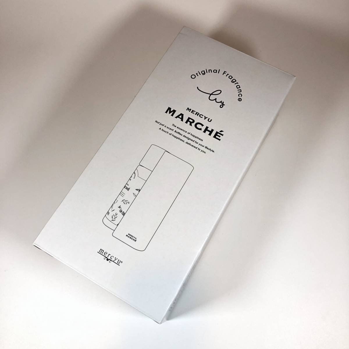 22060107-80【メルシーユー】未使用品 MERCYU MARCHE MRU-AD002-WH アロマウォーターディフューザー ホワイト 連続8時間 未使用拍卖