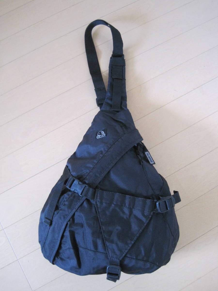 レア 初期 アーカイブ アメリカ製 エクストララージ XLARGE × アウトドアプロダクツ ワンショルダーバッグ ボディバッグ オールド拍卖