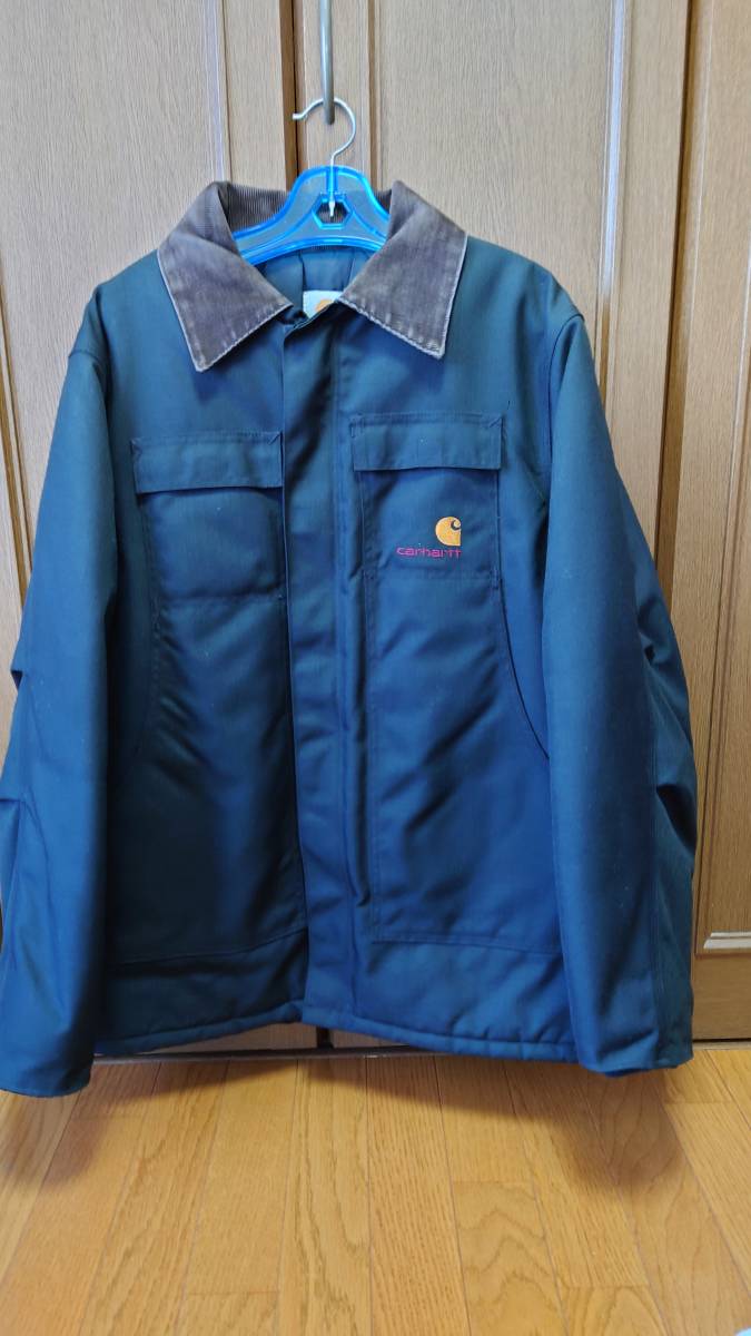 ◎希少刺繍タグのcarhartt トラディショナルコート カーハート 日本サイズL~XL相当 ブラック 黒拍卖