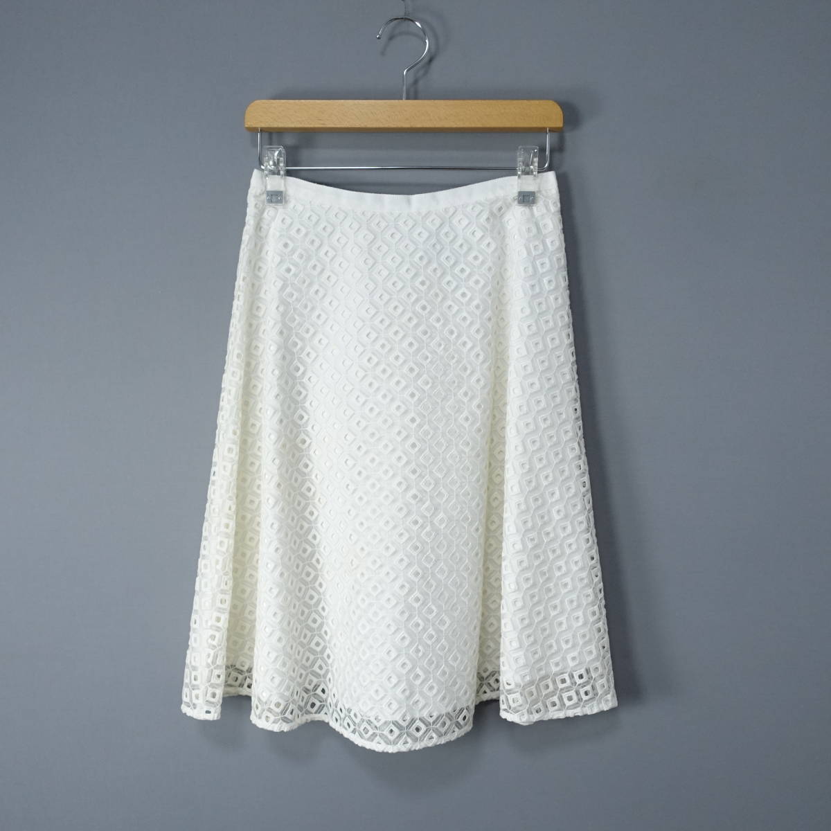 ANAYI/アナイ /36/日本製スカート/ホワイト/白/レディース拍卖