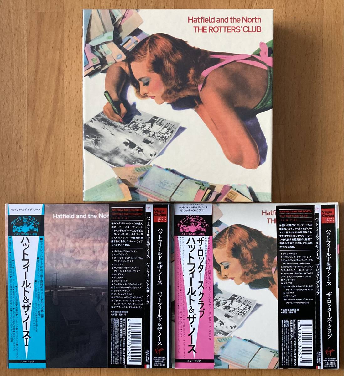 ハットフィールド&ザ・ノース【Hatfield & the North】紙ジャケ limited edition papersleeve 紙ジャケット CD 特典BOX Canterbury music拍卖