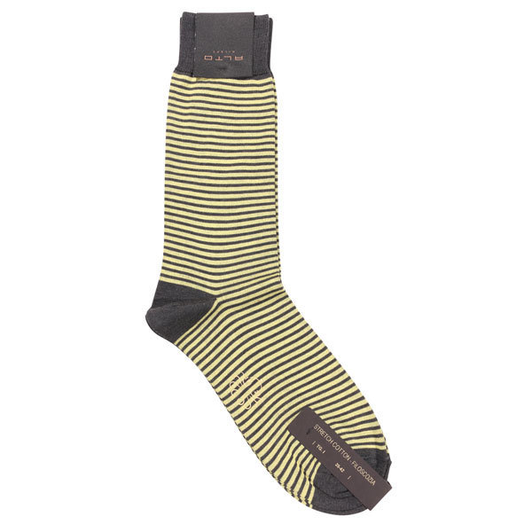 ALTO MILANO(アルトミラノ) ソックス PEAM1553UC イエロー 39-42 28528ye 【A28529】拍卖