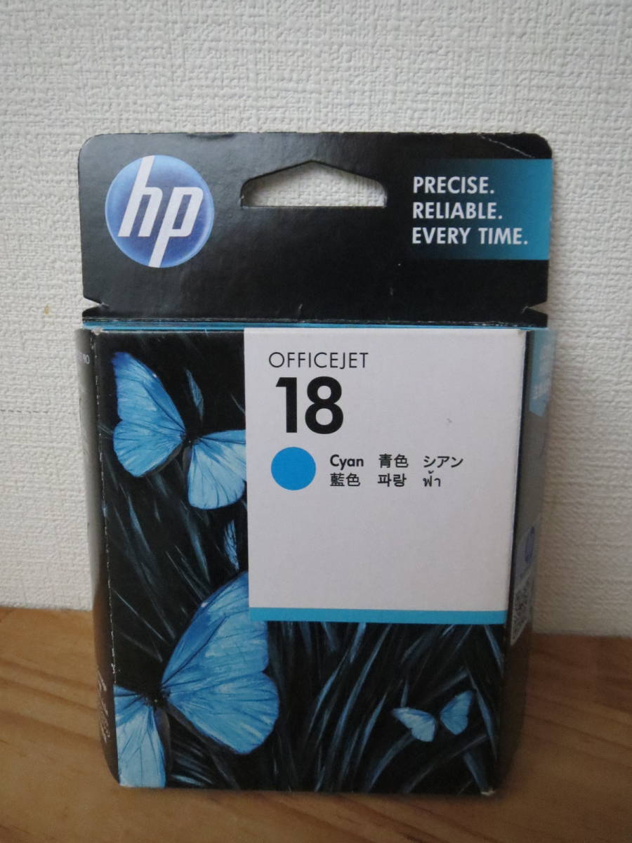 純正 HP インクカートリッジ 18 シアン拍卖