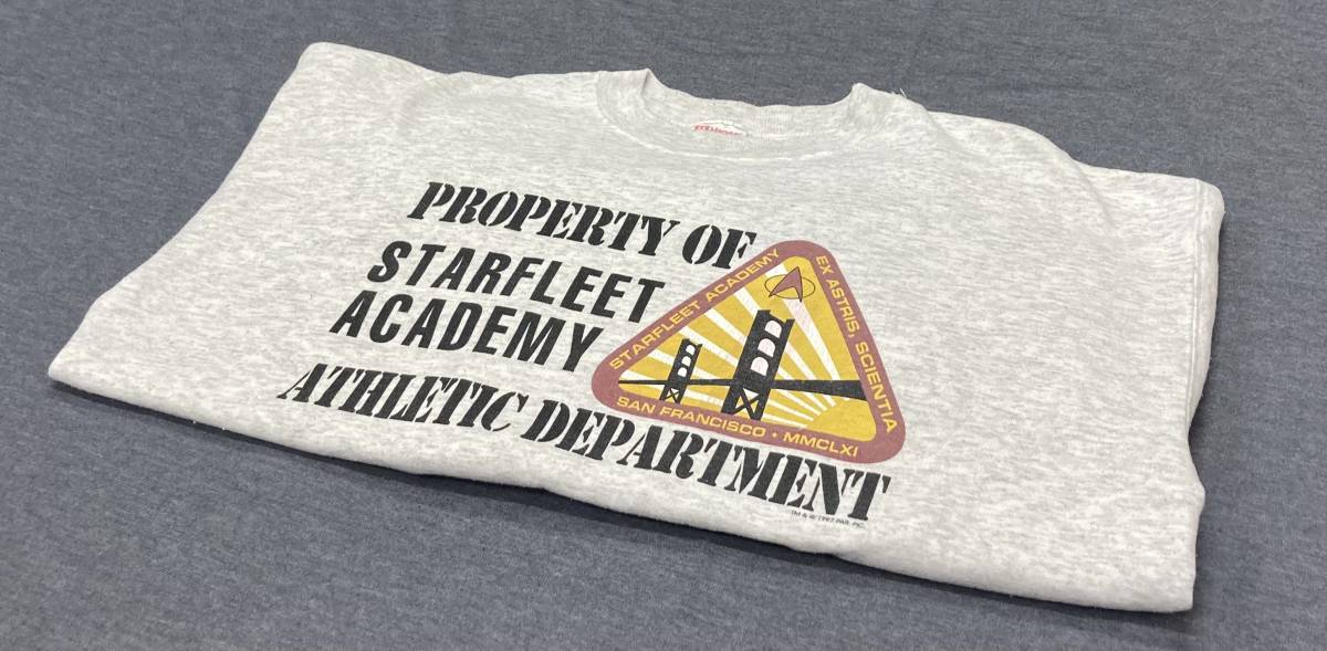 90s 97 Star Trek Starfleet Academy サンフランシスコ スエット トレーナー L スタートレック TV 映画 宇宙艦隊アカデミー拍卖