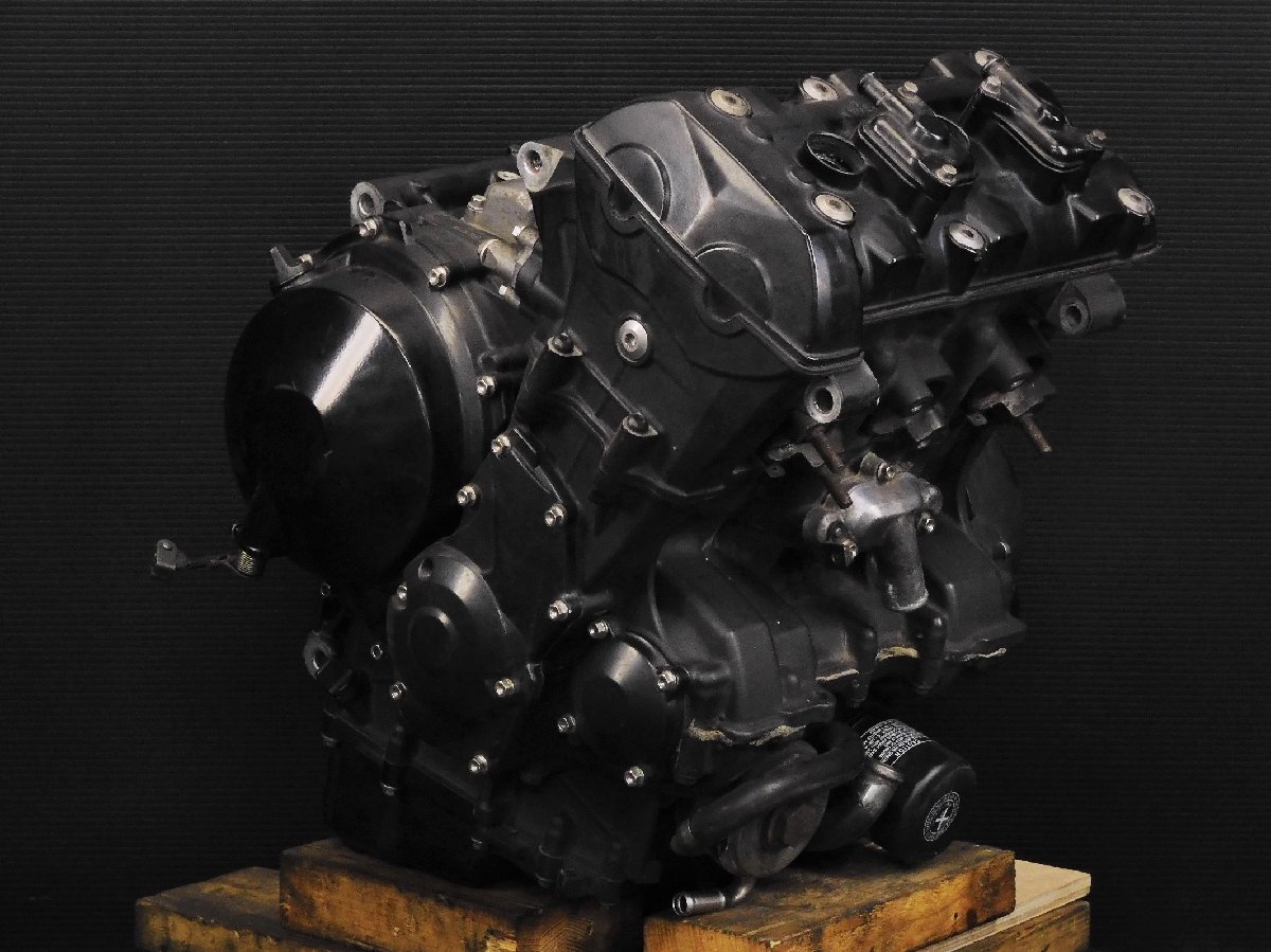 ★#【評価A】 トライアンフ ストリートトリプル 実動 純正 エンジン 走行距離88,153km 始動動画有 アイドリング&シフト良好♪ SMTTM拍卖